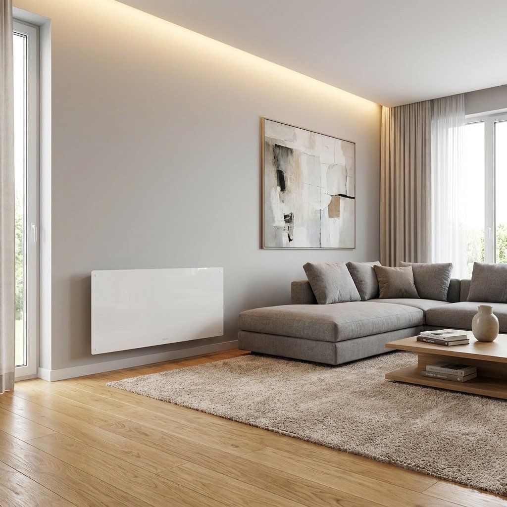 Luxe uitstraling met een elektrische radiator van glas