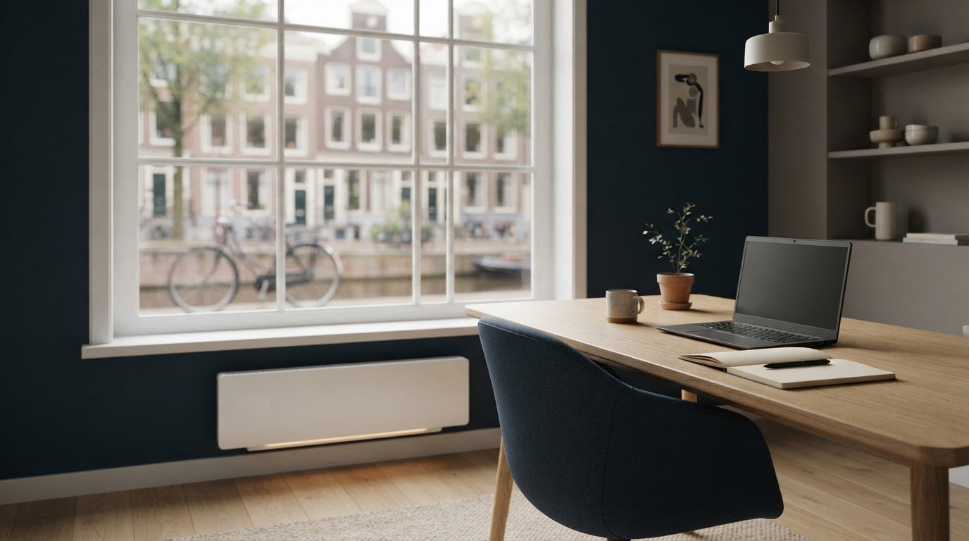 Elektrische bijverwarming voor de studeerkamer: zo kies je slim