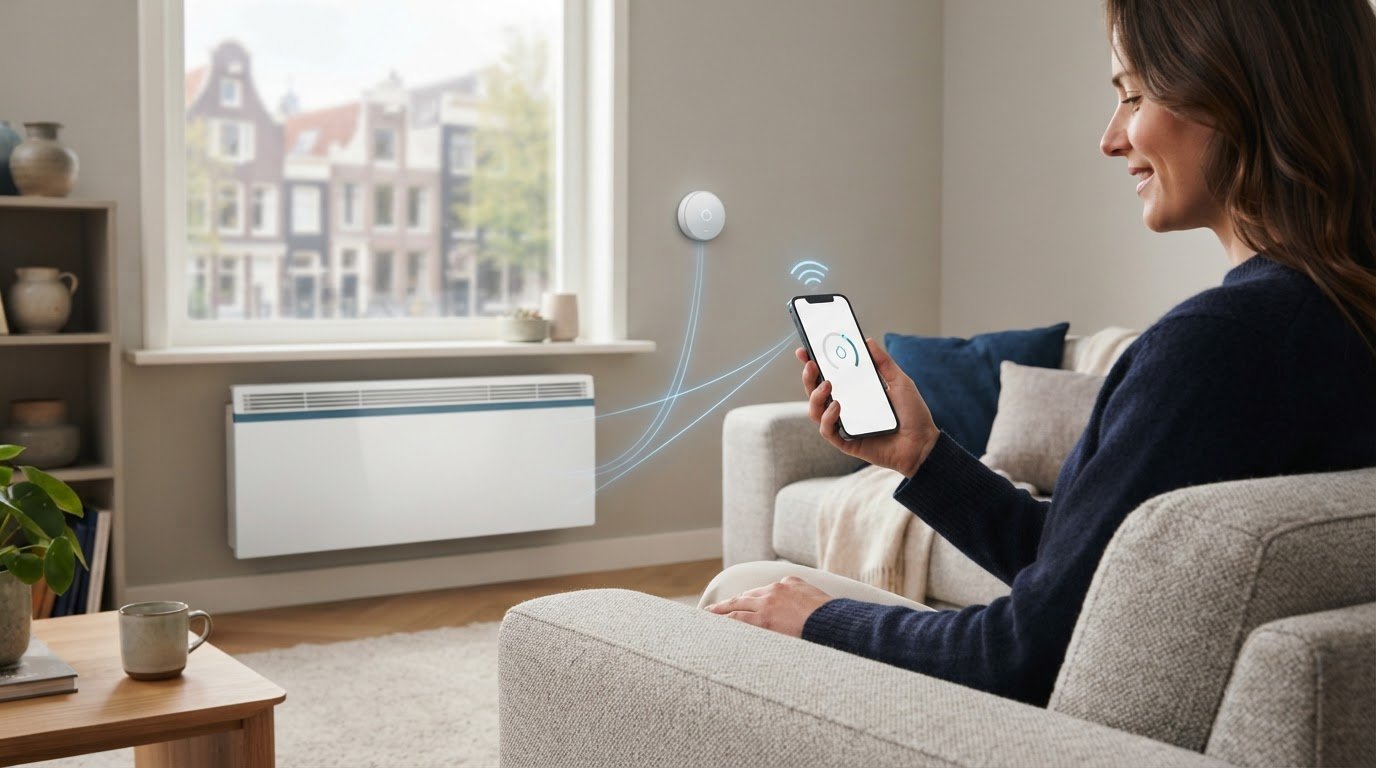 Smart home compatible elektrische convector kiezen: waar let je op?