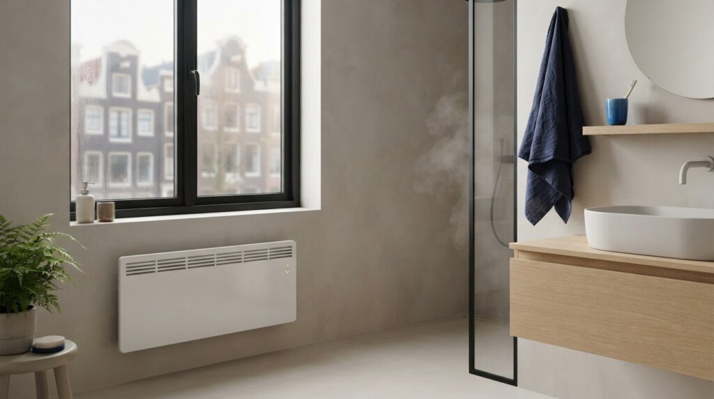 Elektrische convector voor de badkamer: zo kies je veilig en comfortabel