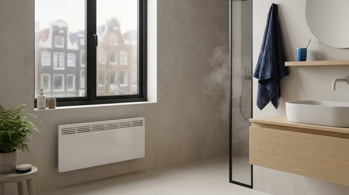Elektrische convector voor de badkamer: zo kies je veilig en comfortabel