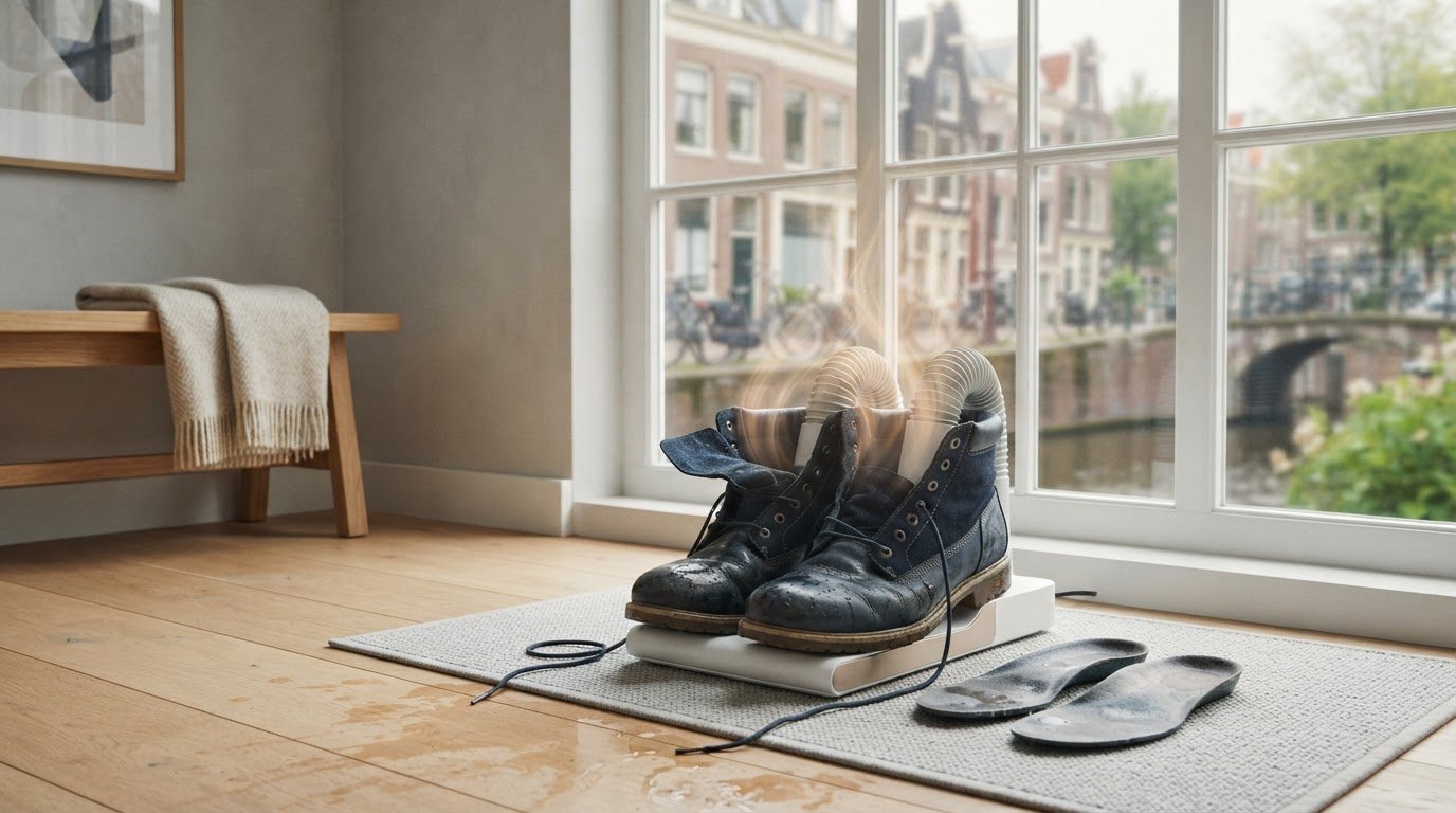 Elektrische schoenendroger voor werkschoenen: droogtijd en gebruik